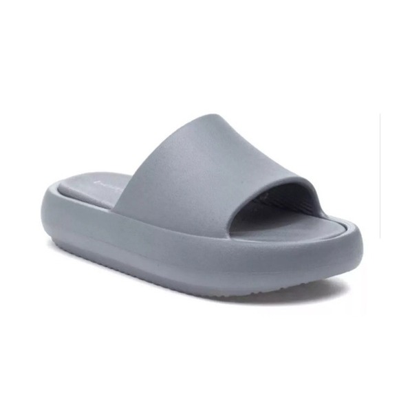 J/SLIDES Shoes - J/Slides Women's Squish Beach Slides Gray‎ EVA Sizes 6-7-9 Pool Cruise Vacation